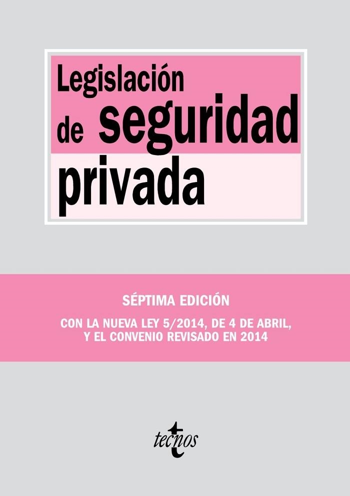 LEGISLACIÓN DE SEGURIDAD PRIVADA | 9788430963577 | EDITORIAL TECNOS | Llibreria Drac - Librería de Olot | Comprar libros en catalán y castellano online