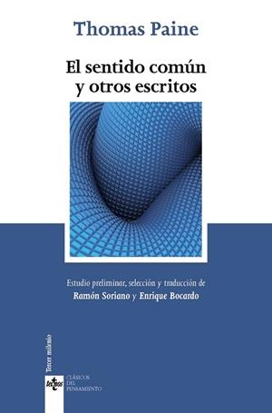 SENTIDO COMÚN Y OTROS ESCRITOS, EL | 9788430963645 | PAINE, THOMAS | Llibreria Drac - Librería de Olot | Comprar libros en catalán y castellano online