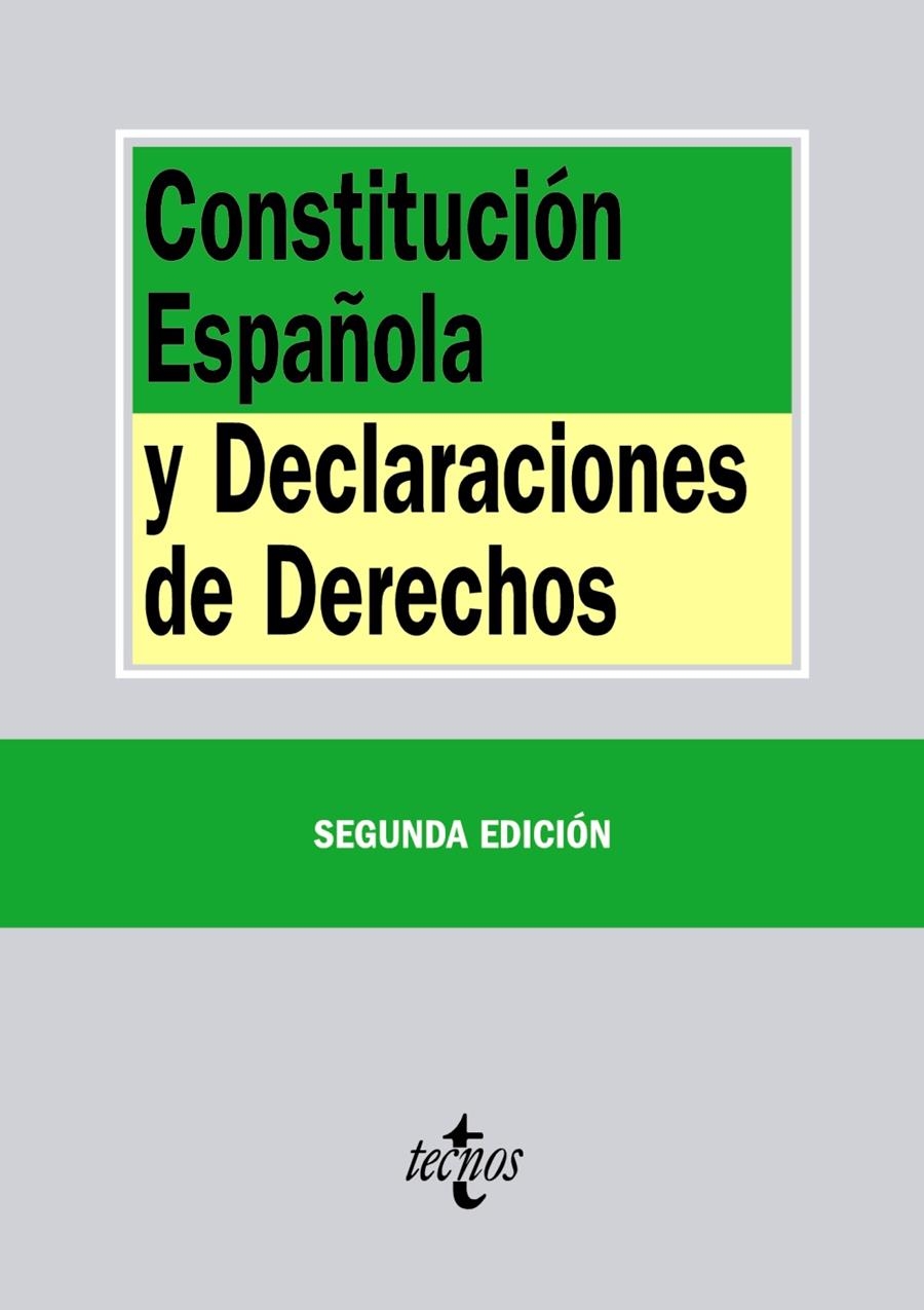 CONSTITUCIÓN ESPAÑOLA Y DECLARACIONES DE DERECHOS | 9788430963454 | AAVV | Llibreria Drac - Librería de Olot | Comprar libros en catalán y castellano online