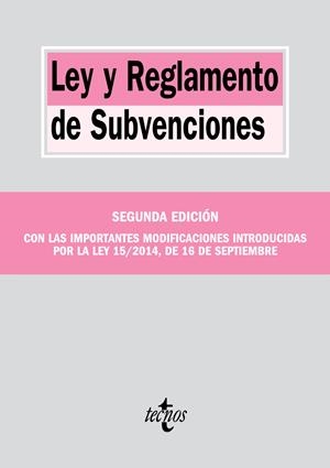 LEY Y REGLAMENTO DE SUBVENCIONES (SEGUNDA EDICIÓN= | 9788430964932 | AAVV | Llibreria Drac - Librería de Olot | Comprar libros en catalán y castellano online
