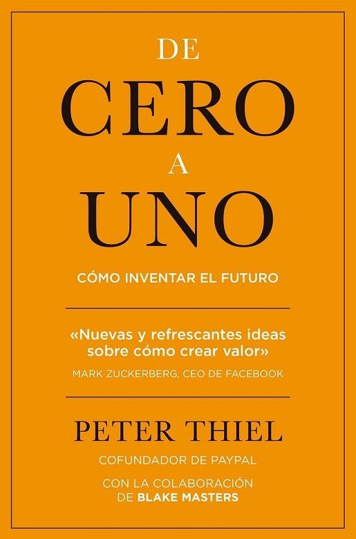 DE CERO A UNO | 9788498753530 | THIEL, PETER | Llibreria Drac - Librería de Olot | Comprar libros en catalán y castellano online