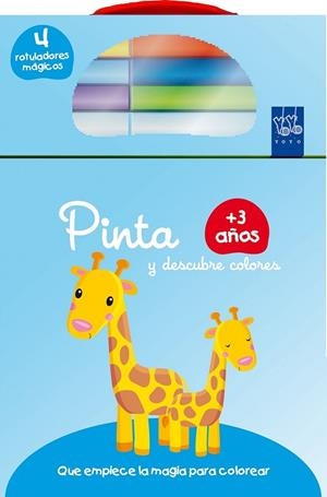 PINTA Y DESCUBRE COLORES +3. JIRAFA | 9788408134718 | YOYO | Llibreria Drac - Llibreria d'Olot | Comprar llibres en català i castellà online