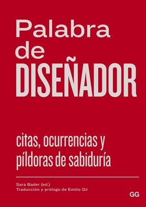 PALABRA DE DISEÑADOR | 9788425227783 | BADER, SARA | Llibreria Drac - Librería de Olot | Comprar libros en catalán y castellano online