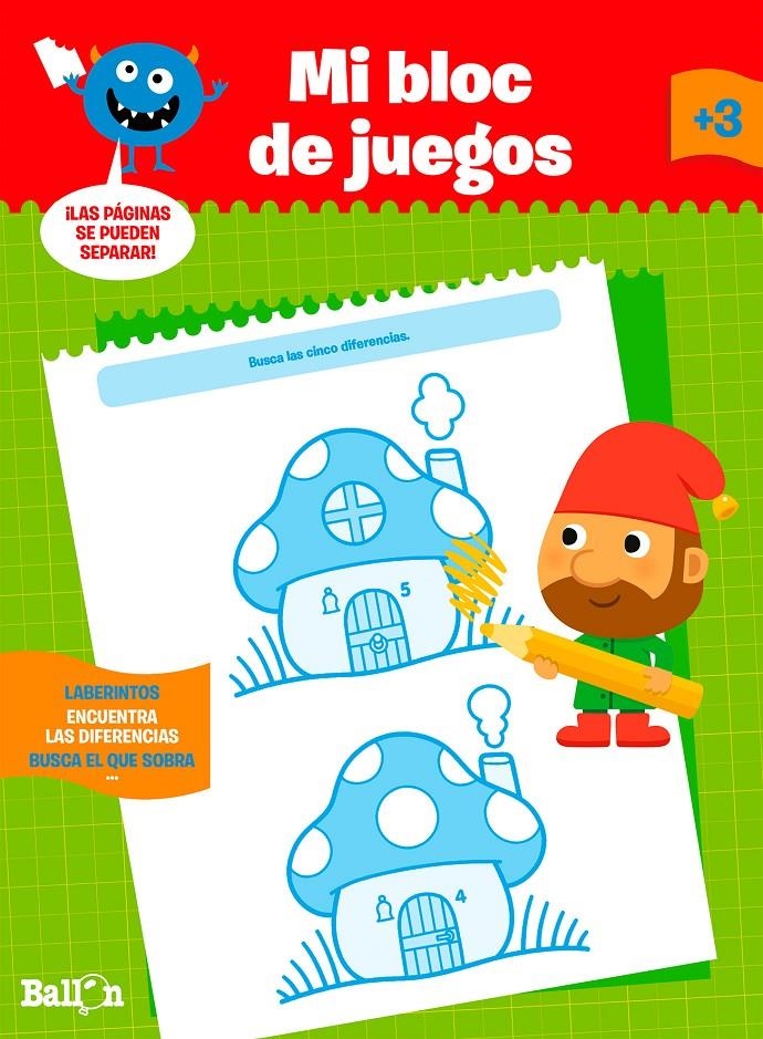 MI BLOC DE JUEGOS A PARTIR DE 3 AÑOS | 9789037496697 | BALLON | Llibreria Drac - Llibreria d'Olot | Comprar llibres en català i castellà online