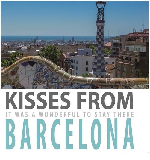 KISSES FROM BARCELONA | 9788416434046 | Llibreria Drac - Librería de Olot | Comprar libros en catalán y castellano online