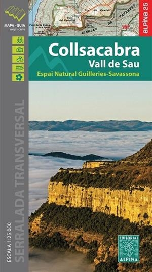 COLLSACABRA VALL DE SAU. MAPA I GUIA EXCURSIONISTA 1:25000 | 9788480906067 | AA.DD. | Llibreria Drac - Librería de Olot | Comprar libros en catalán y castellano online
