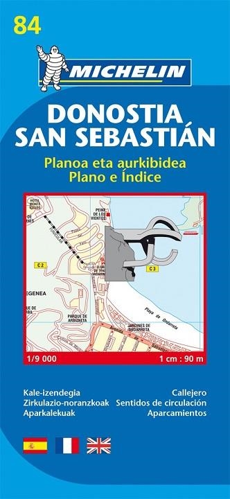 DONOSTIA SANT SEBASTIAN PLANO E INDICE NUM. 84 | 9782067127968 | AA.VV. | Llibreria Drac - Librería de Olot | Comprar libros en catalán y castellano online