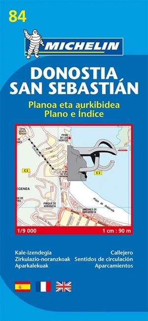 DONOSTIA SANT SEBASTIAN PLANO E INDICE NUM. 84 | 9782067127968 | AA.VV. | Llibreria Drac - Librería de Olot | Comprar libros en catalán y castellano online