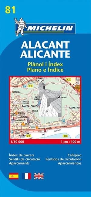 ALACANT PLANO E INDICE NUM. 81 | 9782067127937 | AA.VV. | Llibreria Drac - Librería de Olot | Comprar libros en catalán y castellano online