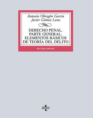 DERECHO PENAL. PARTE GENERAL | 9788430966233 | OBREGÓN, ANTONIO ; GÓMEZ, JAVIER | Llibreria Drac - Librería de Olot | Comprar libros en catalán y castellano online