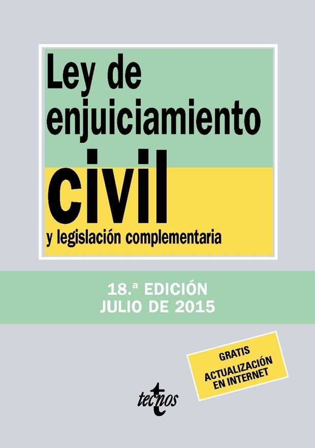 LEY DE ENJUICIAMIENTO CIVIL Y LEGISLACION COMPLEMENTARIA | 9788430966080 | AA.DD. | Llibreria Drac - Librería de Olot | Comprar libros en catalán y castellano online