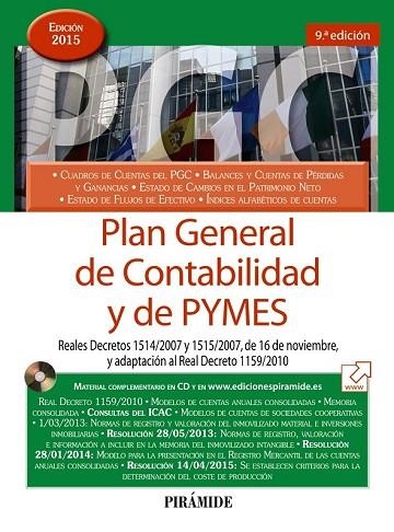 PLAN GENERAL DE CONTABILIDAD Y DE PYMES (EDICION 2015) | 9788436834017 | AA.DD. | Llibreria Drac - Llibreria d'Olot | Comprar llibres en català i castellà online