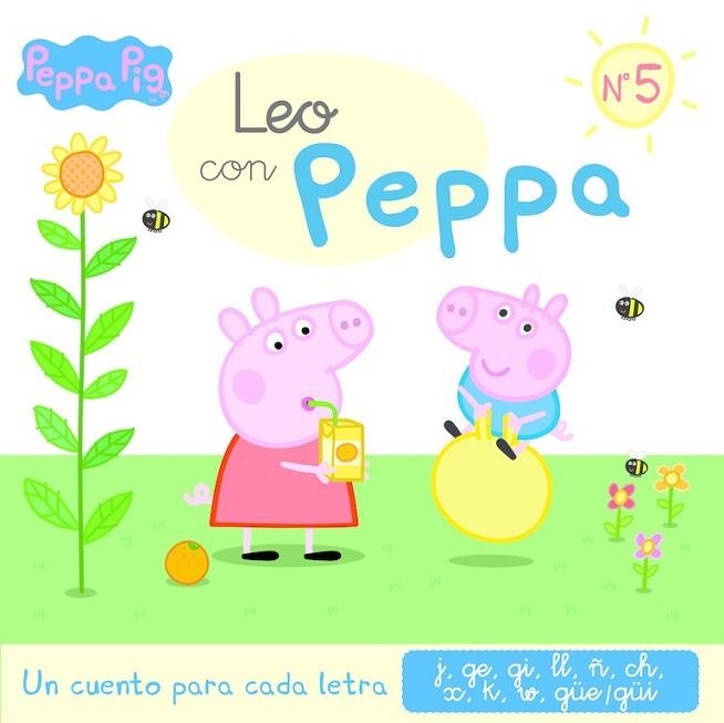 LEO CON PEPPA Nº5  J, GE, GI, LL, Ñ, CH, X, K, W, GÜE-GÜI | 9788437200026 | VV.AA. | Llibreria Drac - Librería de Olot | Comprar libros en catalán y castellano online