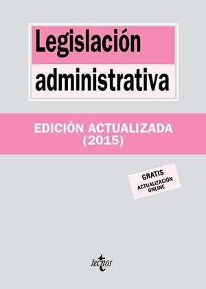 LEGISLACIÓN ADMINISTRATIVA (EDICION ACTUALIZADA 2015) | 9788430966127 | VV.AA. | Llibreria Drac - Librería de Olot | Comprar libros en catalán y castellano online