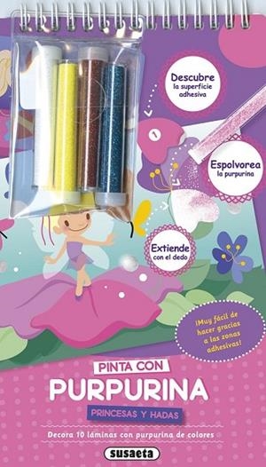 PINTA CON PURPURINA PRINCESAS Y HADAS | 9788467741940 | VV.AA. | Llibreria Drac - Llibreria d'Olot | Comprar llibres en català i castellà online