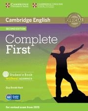 COMPLETE FIRST STUDENT'S BOOK WITHOUT ANSWERS WITH CD-ROM 2ND EDITION | 9781107633902 | BROOK-HART, GUY | Llibreria Drac - Librería de Olot | Comprar libros en catalán y castellano online