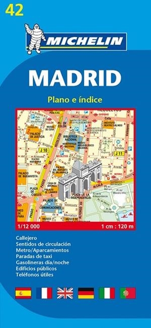MADRID PLANO E INDICE 1:12000 | 9782067127685 | MICHELIN | Llibreria Drac - Librería de Olot | Comprar libros en catalán y castellano online
