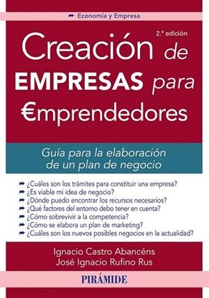 CREACIÓN DE EMPRESAS PARA EMPRENDEDORES | 9788436834109 | VV.AA. | Llibreria Drac - Llibreria d'Olot | Comprar llibres en català i castellà online