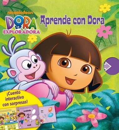 APRENDE CON DORA (DORA LA EXPLORADORA. LIBRO REGALO) | 9788448831974 | NICKELODEON | Llibreria Drac - Librería de Olot | Comprar libros en catalán y castellano online