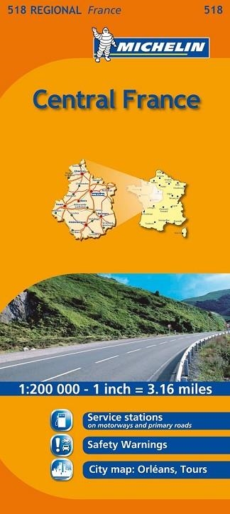 CENTRAL FRANCE 1/200.000 -MICHELIN REGIONAL 518- | 9782067135260 | . | Llibreria Drac - Librería de Olot | Comprar libros en catalán y castellano online
