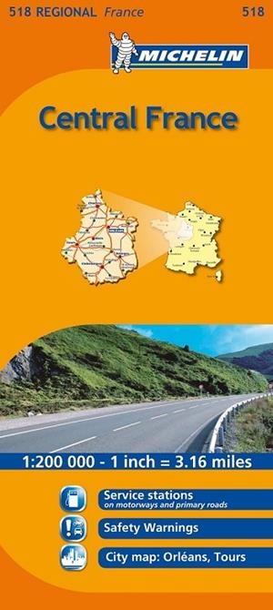 CENTRAL FRANCE 1/200.000 -MICHELIN REGIONAL 518- | 9782067135260 | . | Llibreria Drac - Librería de Olot | Comprar libros en catalán y castellano online