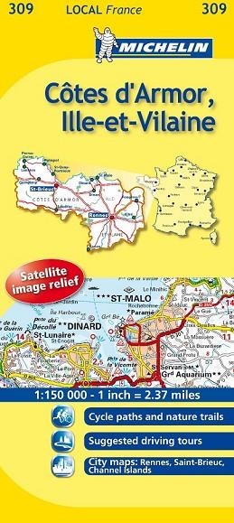 COTES D'ARMOR, ILLE-ET-VILAINE MAPA LOCAL FRANCE (309) | 9782067133631 | VV.AA. | Llibreria Drac - Librería de Olot | Comprar libros en catalán y castellano online