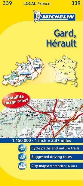 GARD, HERAULT MAPA LOCAL FRANCE (339) | 9782067133938 | AA.VV. | Llibreria Drac - Librería de Olot | Comprar libros en catalán y castellano online