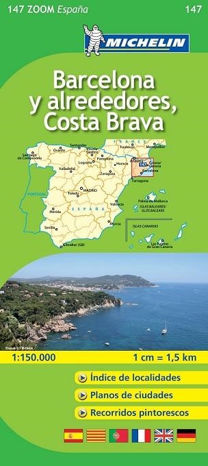 MAPA ZOOM COSTA BRAVA, BARCELONA Y ALREDEDORES (147) | 9782067140660 | AA.VV. | Llibreria Drac - Librería de Olot | Comprar libros en catalán y castellano online
