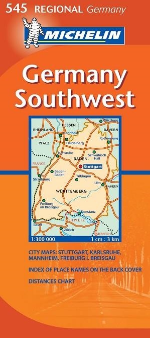 GERMANY SOUTHWEST MAPA REGIONAL GERMANY Nº545 | 9782067134041 | VV.AA. | Llibreria Drac - Librería de Olot | Comprar libros en catalán y castellano online