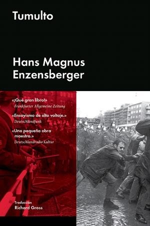 TUMULTO | 9788415996903 | ENZENSBERGER, HANS MAGNUS | Llibreria Drac - Llibreria d'Olot | Comprar llibres en català i castellà online