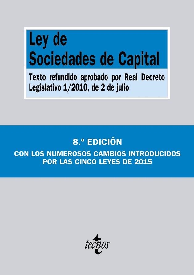 LEY DE SOCIEDADES DE CAPITAL | 9788430967827 | Llibreria Drac - Librería de Olot | Comprar libros en catalán y castellano online
