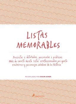 LISTAS MEMORABLES | 9788498387179 | USHER, SHAUN | Llibreria Drac - Llibreria d'Olot | Comprar llibres en català i castellà online