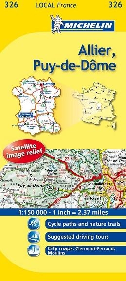 ALLIER PUY-DE-DÔME MAPA LOCAL FRANCE (326) | 9782067133808 | Llibreria Drac - Librería de Olot | Comprar libros en catalán y castellano online