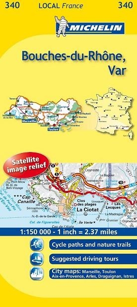 BOUCHES-DU-RHÔNE VAR MAPA LOCAL FRANCE (340) | 9782067133945 | Llibreria Drac - Librería de Olot | Comprar libros en catalán y castellano online