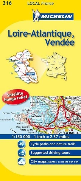 LOIRE-ATLANTIQUE, VENDÉE MAPA LOCAL FRANCE (316) | 9782067133709 | AA.DD. | Llibreria Drac - Librería de Olot | Comprar libros en catalán y castellano online
