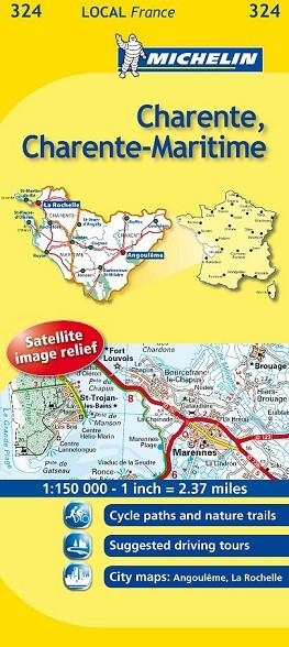 CHARENTE CHARENTE-MARITIME MAPA LOCAL FRANCE (324) | 9782067133785 | Llibreria Drac - Librería de Olot | Comprar libros en catalán y castellano online