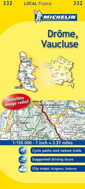 DRÔME VAUCLUSE ( MAPA LOCAL 332) | 9782067133860 | Llibreria Drac - Librería de Olot | Comprar libros en catalán y castellano online