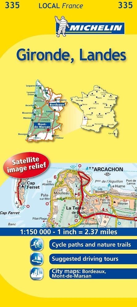 GIRONDE, LANDES MAPA LOCAL FRANCE (335) | 9782067133891 | Llibreria Drac - Librería de Olot | Comprar libros en catalán y castellano online