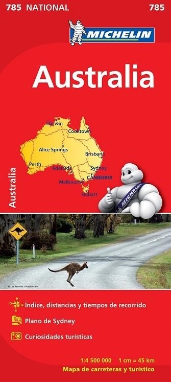 MAPA NATIONAL AUSTRALIA 2012 (785) | 9782067174122 | Llibreria Drac - Librería de Olot | Comprar libros en catalán y castellano online