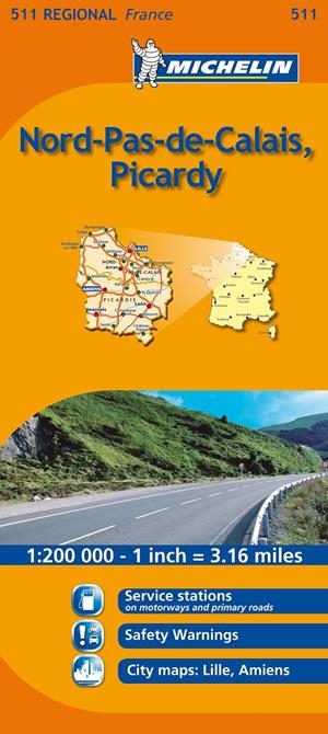 MAPA REGIONAL NORD PAS DE CALAIS PICARDIE (511) | 9782067135192 | Llibreria Drac - Librería de Olot | Comprar libros en catalán y castellano online