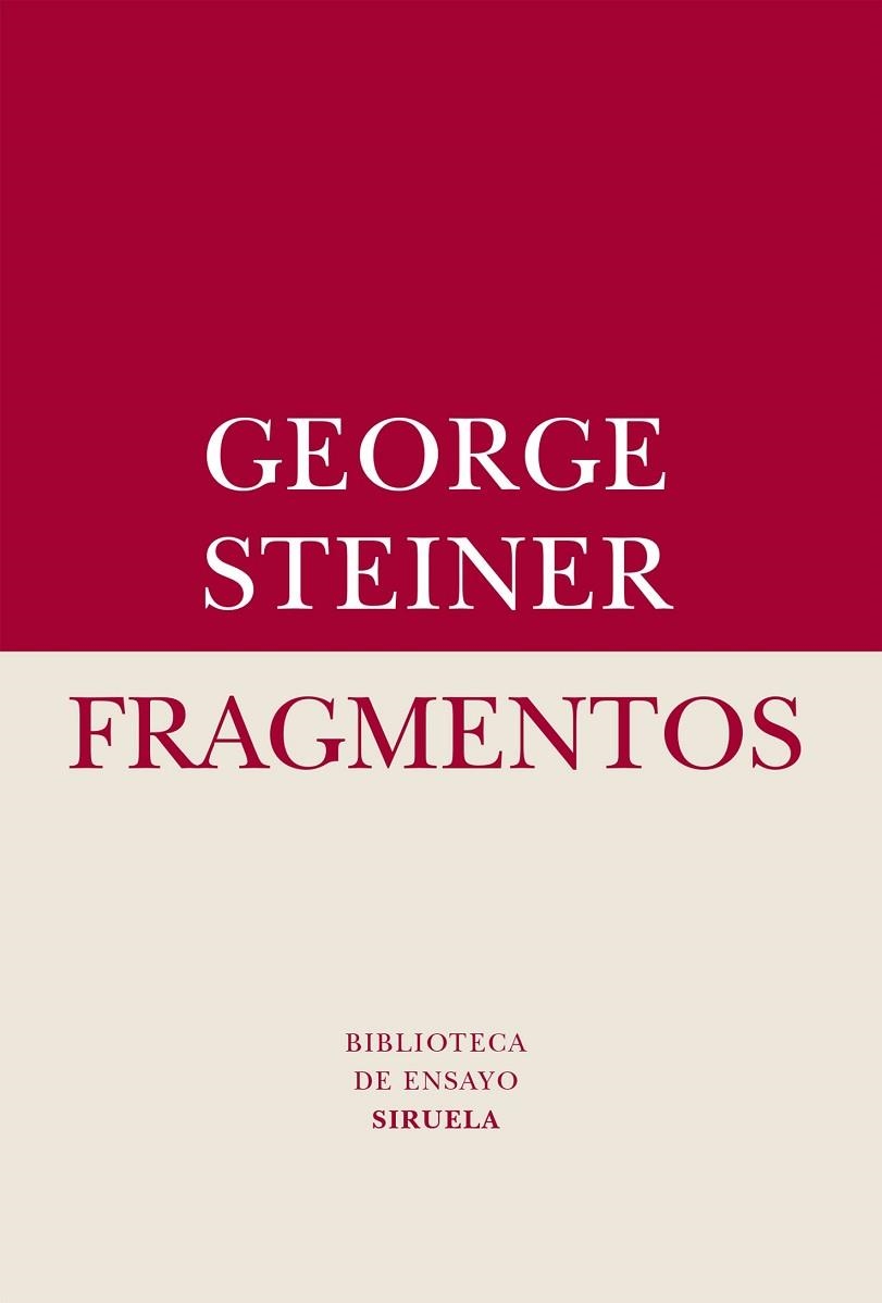 FRAGMENTOS | 9788416396689 | STEINER, GEORGE | Llibreria Drac - Librería de Olot | Comprar libros en catalán y castellano online