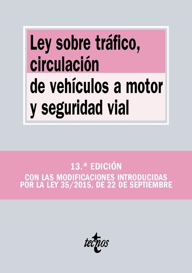 LEY SOBRE TRÁFICO, CIRCULACIÓN DE VEHÍCULOS A MOTOR Y SEGURIDAD VIAL | 9788430968275 | AAVV | Llibreria Drac - Librería de Olot | Comprar libros en catalán y castellano online