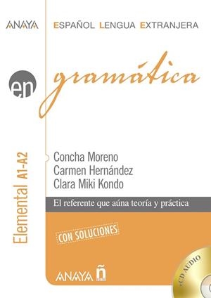 GRAMÁTICA. NIVEL ELEMENTAL A1-A2 | 9788467885293 | MORENO, CONCHA; HERNANDEZ, CARMEN; MIKI, CLARA | Llibreria Drac - Llibreria d'Olot | Comprar llibres en català i castellà online