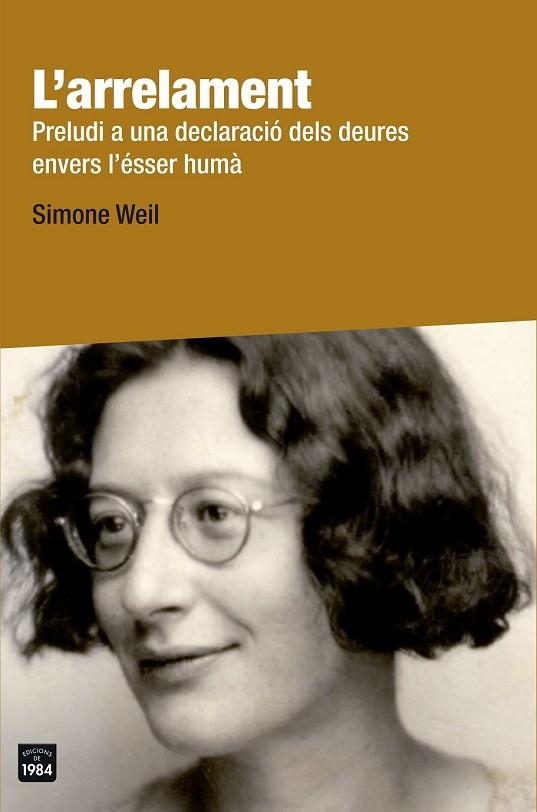 ARRELAMENT, L' | 9788415835776 | WEIL, SIMONE | Llibreria Drac - Librería de Olot | Comprar libros en catalán y castellano online