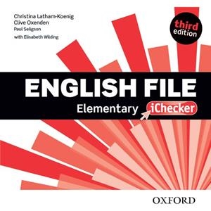 ENGLISH FILE ELEMENTARY: WORKBOOK WITH ANSWER KEY AND ICHECKER 3RD EDITION | 9780194598712 | AAVV | Llibreria Drac - Librería de Olot | Comprar libros en catalán y castellano online