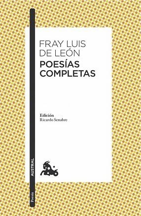 POESÍAS COMPLETAS | 9788467047707 | FRAY LUIS DE LEÓN | Llibreria Drac - Librería de Olot | Comprar libros en catalán y castellano online