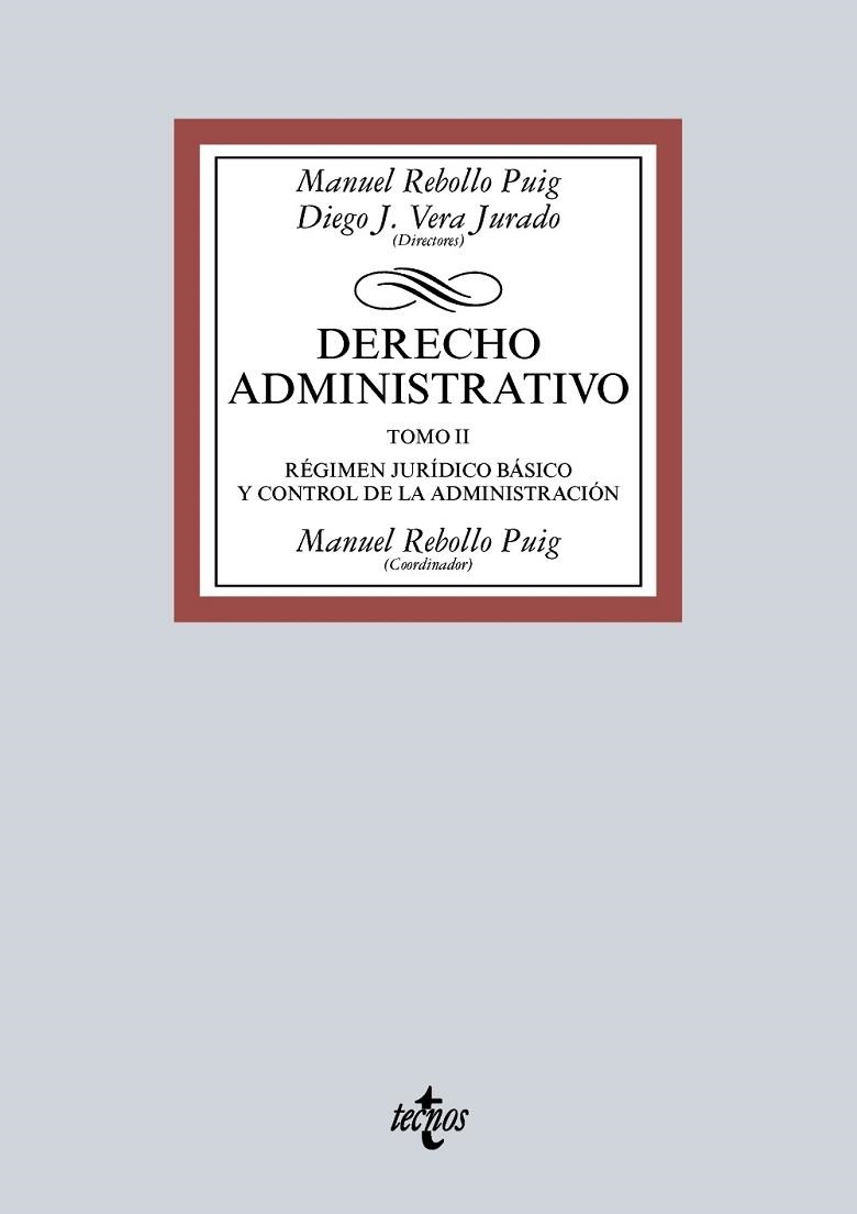 DERECHO ADMINISTRATIVO TOMO II | 9788430968923 | REBOLLO, MANUEL; Y OTROS | Llibreria Drac - Librería de Olot | Comprar libros en catalán y castellano online