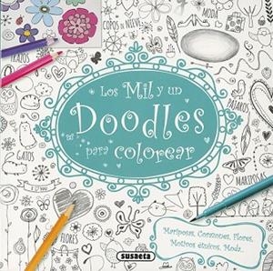 MIL Y UN DOODLES PARA COLOREAR: MARIPOSAS, CORAZONES, FLORES, MOTIVOS ETNICOS, MODA | 9788467749397 | VV.AA. | Llibreria Drac - Llibreria d'Olot | Comprar llibres en català i castellà online