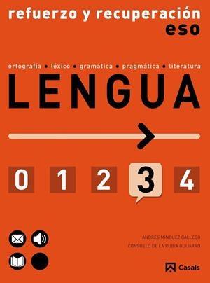 REFUERZO Y RECUPERACIÓN DE LENGUA 3 ESO (2015) | 9788421854860 | DE LA RUBIA, CONSUELO ; MINGUEZ, ANDRÉS | Llibreria Drac - Librería de Olot | Comprar libros en catalán y castellano online