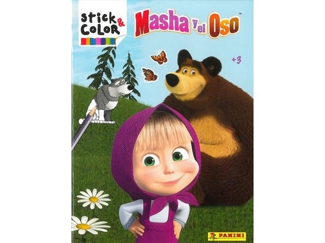 STICK & COLOR MASHA AND THE BEAR 54 | 9788427869134 | AAVV | Llibreria Drac - Llibreria d'Olot | Comprar llibres en català i castellà online
